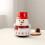 Christmas cookie tin metal storage box with lid 5.11 inch 4