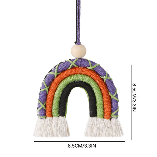Essential Oil Car Diffuser Mirror Hanger with Wood Beads 2