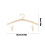 Folding Coat Rack with Clip Portable Clothes Hanger 1 Pack 3