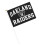Raiders Team double-sided hand-waved mini flag 5.5x8.2 in 2