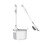 Liquid Toilet Brush Set with Push-Dispense Feature 2