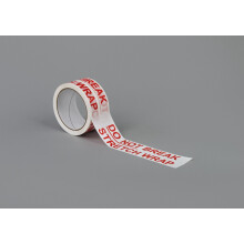 Cinta de Sellado de Cartón Impresa 3M 371 - 2 in. x 55 yds. con "No Romper" en Rojo