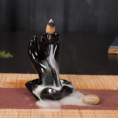 Yoone ceramic backflow incense burner holder 2