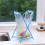 Foldable Trash Bag Holder Blue Portable Plastic Stand 2
