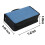 Portable CD DVD storage bag with zipper blue 2