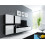 Cama Square cabinet VIGO 50/50/30 black/white gloss 2