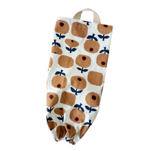 Flower Pattern Garbage Bag Holder Collapsible Fabric