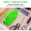 Collapsible Colander Clip-On Strainer Green 6