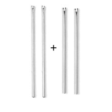 Doll rerooting tools with needles and curler