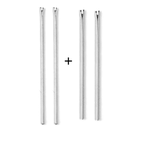 Doll rerooting tools with needles and curler
