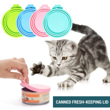 Silicone Pet Food Can Lid Universal Leak-Proof 6-Pack