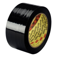 3M Polyethylene Tape 483, Black, 1 in x 36 yd 5.3 mil (Case of 36)