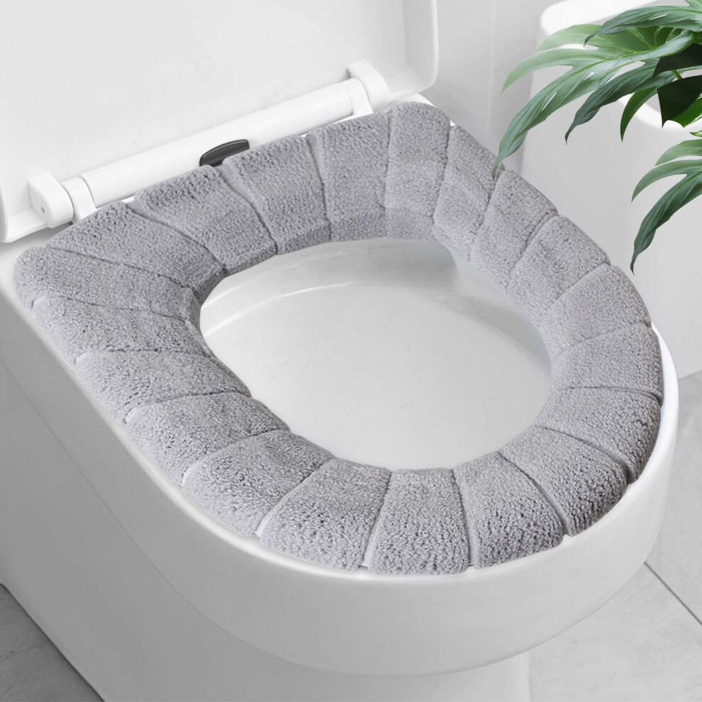 Toilet Seat Cushion O-Shaped Soft Warm Cover 1Pc 901175674082