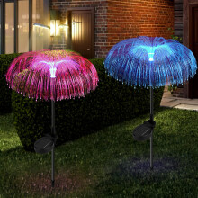 Solar Flower Lights Waterproof Color-Changing 2 pcs