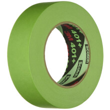Cinta de enmascarar verde de alto rendimiento 3M 401 36 mm x 55 m - 6.7 mil