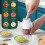 Electric Garlic Chopper 250ml 2-in-1 Mini Food Processor 2