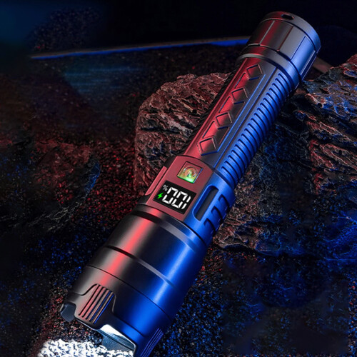 Flashlight Digital Display Telescopic Zoom 1 Pack