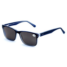 Men's rectangular tinted reading glasses UV400 +3.00