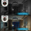 Xihaiying security camera 1080P 2MP night vision white 8