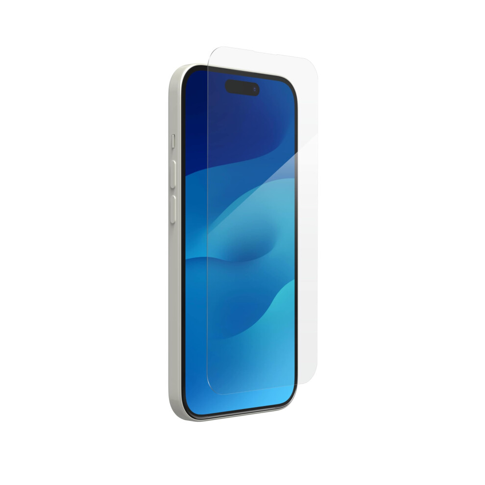 Zagg Glass+ Screen Protector For Iphone 15-3X Stronger With Reinforced Edges, Scratch & Smudge-Resistant Surface, Invisibleshield, Easy To Install 840056183681