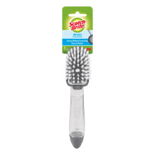 3M Scotch-Brite 750-4 Non-Scratch Dish Brush, Ergonomic Handle, Plastic