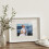 Vintage wooden white photo frame A4 1
