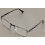 Men's optical frame rectangular metal reading glasses +2.50 5