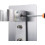 Removable Shower Head Holder with 2 Hooks Adjustable Wall 4