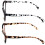 Women's Cateye Reading Glasses Anti-Blue Light UV 3