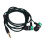 Welling wired earbuds noise cancelling lightweight 3.5mm 1