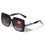 Women's oversized square bifocal reading sunglasses UV 1