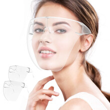 Anti-Fog Clear Face Shield 2 Pack
