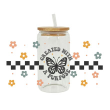 WSBDENLK fall leaves cup wrap transfer stickers