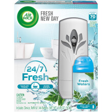 Air Wick Pure Automatischer Lufterfrischer Spray Kit, Gerät+Nachfüllung, Frisches Wasser, 5,89 oz, 1 Stück