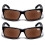 Men's Reading Sunglasses +4.00 2 Pairs 2