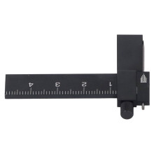 Equidistant Parallel Scriber, Adjustable Equidistant Writing Ruler Black