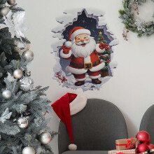 Snowman Toilet Stickers for Bathroom Decor