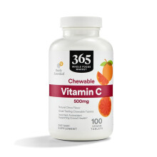365 by Whole Foods Market, Vitamine C Kauwtabletten 500Mg, 100 Tabletten