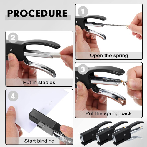 Heavy Duty Office Stapler 50-Sheet Capacity 2