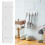 Wall door hook for coats keys and hats, 1 pack 5