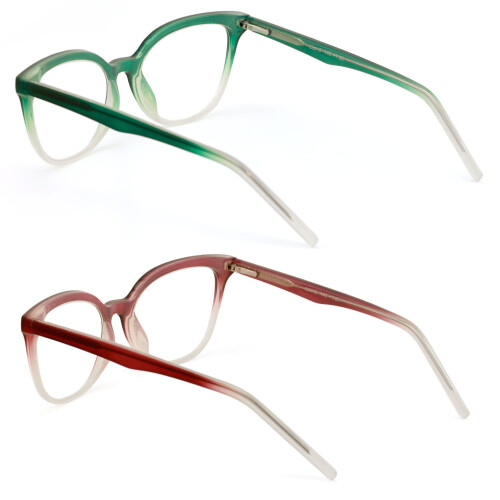 Women's Cateye Optical Reading Glasses +2.00 2 Pairs 2