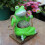 Frog Hanging Swing Planter Green 1 Pack 7
