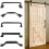 Iron Sliding Barn Door Handle Rustic Flush Pull 1 Piece 4
