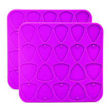 Guitar Pick Silicone Mold Epoxy Resin 2 pcs