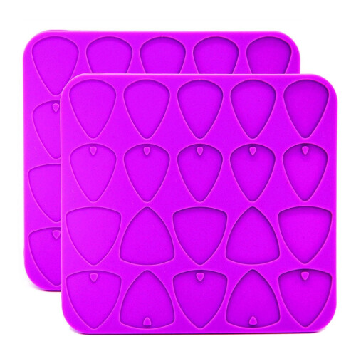 Guitar Pick Silicone Mold Epoxy Resin 2 pcs