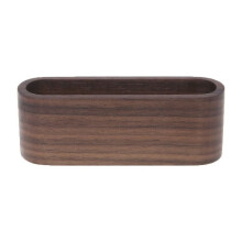 Wooden Business Card Display Stand Walnut 1pc