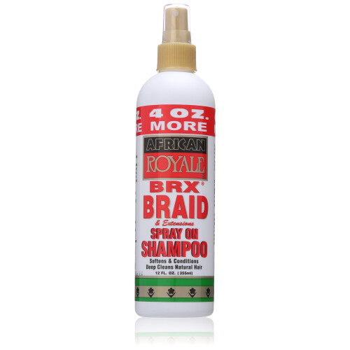 African Royale Brx Braid Spray Shampoo, 12 Fl Oz