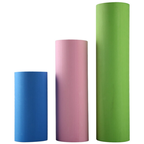 Tomfoto Γιόγκα Foam Roller Υψηλής πυκνότητας EVA Muscle Roller Εργαλείο αυτομασάζ για 2
