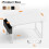 Computer Desk Wood Modern Simple 40 Inch White 3
