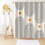 Κουρτίνα ντους Boho Mid Century σε μινιμαλιστικό σχεδιασμό αψίδας 3
